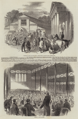 Shrewsbury Meeting of the Royal Agricultural Society of England (engraving)