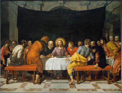 The Last Supper. Painted for the main altar of the church Saint Leu-Saint Gilles in Paris …