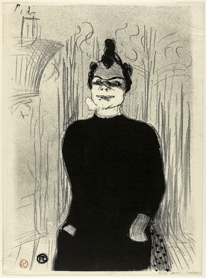 At the Gaieté Rochechouart: Nicolle, 1893 (lithograph on ivory wove paper)