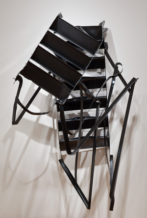 Stairs, 2010 (steel, paint) 