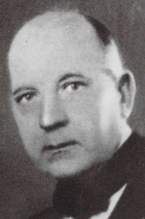 Portrait of John St Helier Lander (b/w photo)
