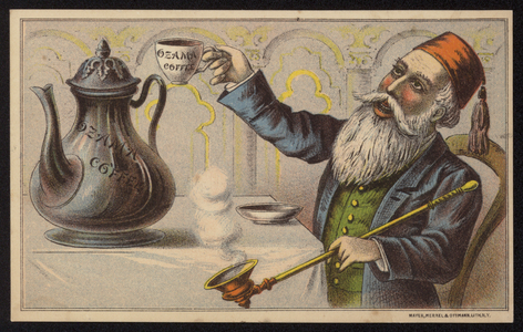 Advertisement for Ozama coffee (chromolitho)