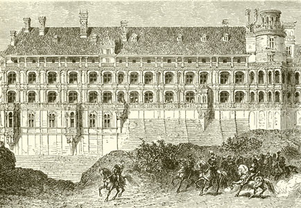 Chateau des Blois (engraving)