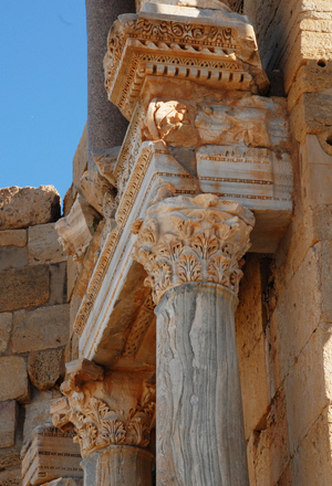 Temple, Leptis Magna, Libya (photo)