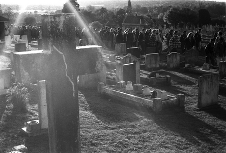 Anti-nazi March, Welling, November 1993 (b/w photo)