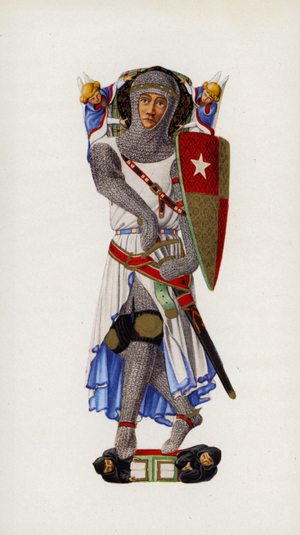 The Colour of Chivalry: Robert De Vere (colour litho)