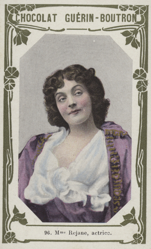 Madame Rejane, actrice (coloured photo)