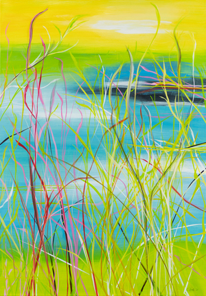 Blue Rhapsody, 2020 (acrylic on canvas)