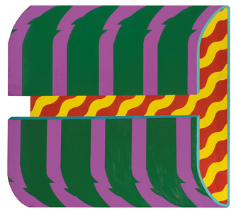 Foldover, 1964 (oil on canvas)