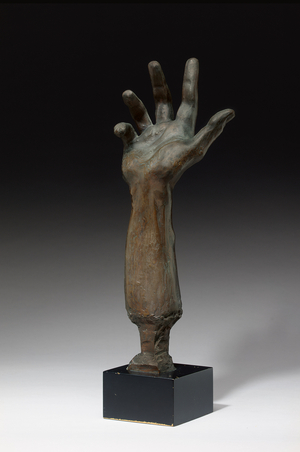 Hand of a Pianist (Richard Buhlig), 1928; c.1952 (bronze with brown patina)