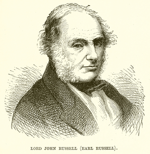 Lord John Russell (Earl Russell) (engraving)