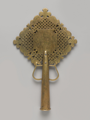 Back of Processional Cross (qäqwami mäsqäl), late 15th or early 16th century (copper alloy)