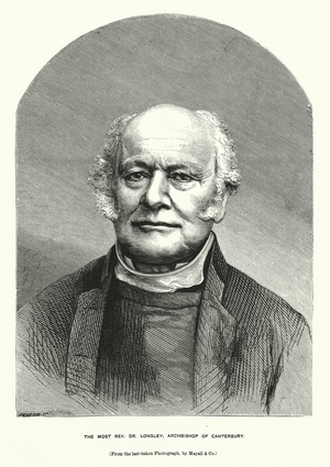 The most Rev Dr Longley, Archbishop of Canterbury (engraving)