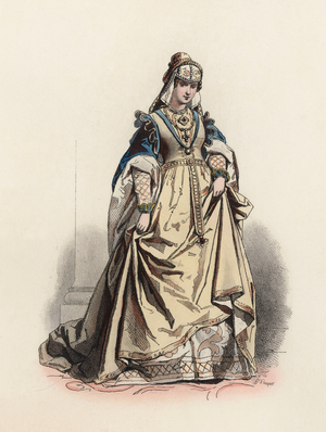 Duchess of Bavaria in the early 16th century ... (engraving)