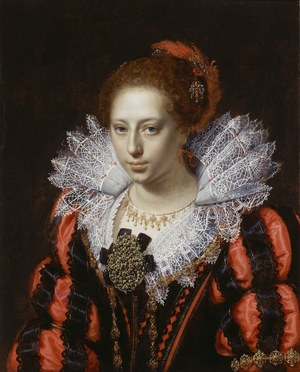 Portrait of a Young Lady, c.1620 (oil on panel)