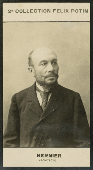 Stanislas-Louis Bernier, Architecte, 1845 (b/w photo)