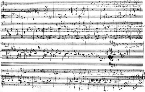 Die Lorelei - musical score by Franz Liszt