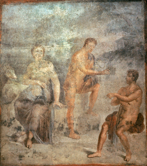 Io, Argo and Hermes, The Ekklesiasterion, Temple Isis, Pompeii, Italy
