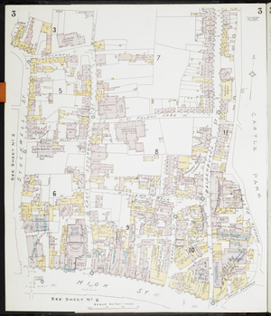 Map of Colchester, Essex.