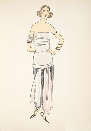 Boubangui, from a Collection of Fashion Plates, 1922 (pochoir print)