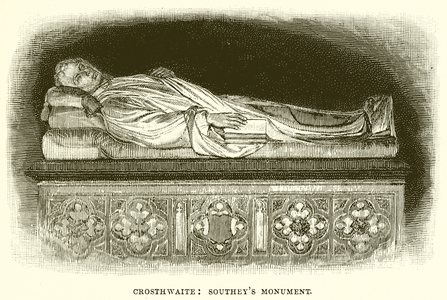 Crosthwaite: Southey's Monument (engraving)