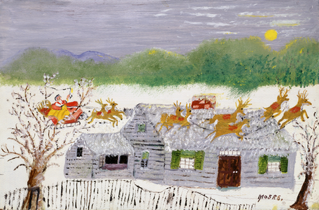 Santa Claus No. 3, 1960 (oil on pressed wood)