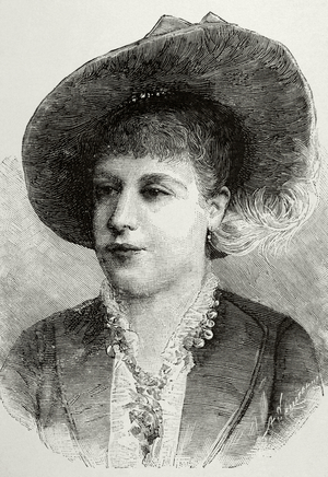 Rosita Mauri (1850-1923). Dancer and ballet teacher. Engraving1880.