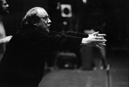August Everding directing Richard Wagner's Parsifal at the opera Palais Garnier, Paris ..., 1973 (photo)