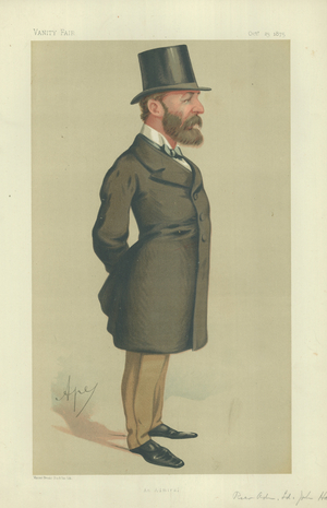 Rear-Admiral Lord John Hay (colour litho)