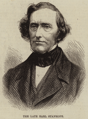 The Late Earl Stanhope (engraving)