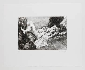 Untitled 6 (Abortion Series), 1999 (etching)