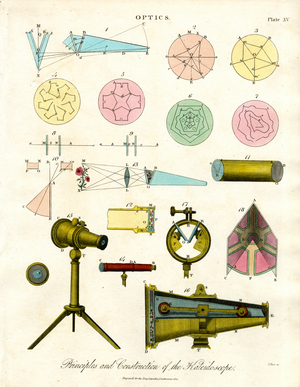 Principles and Construction of the Kaleidoscope, 1810 (print)