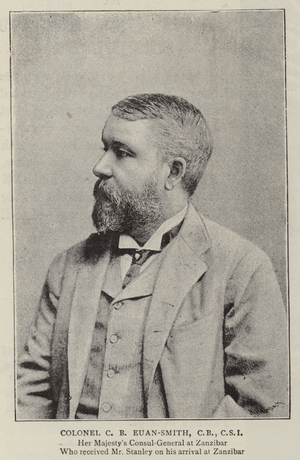 Colonel C B Euan-Smith, CB, CSI (b/w photo)