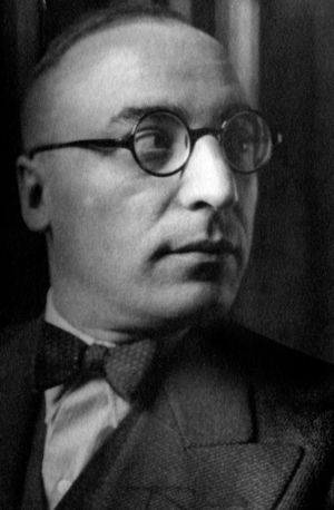 Portrait of Edgar Julies Jung, 1920s (b/w photo)