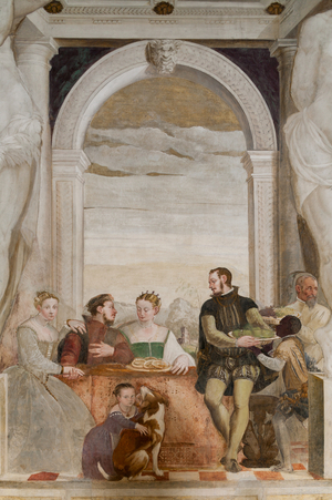 The Banquet, Main Hall, c.1570 (fresco)