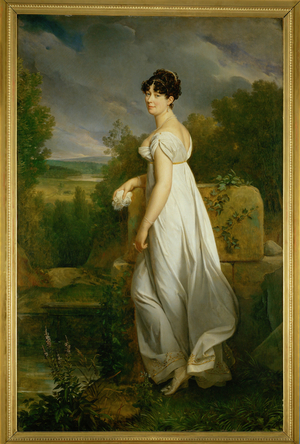 Mme Visconti, femme de l' ancien ambassadeur de la Republique cis-alpine en France ...