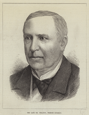The late Dr Nelaton, French Surgeon (engraving)