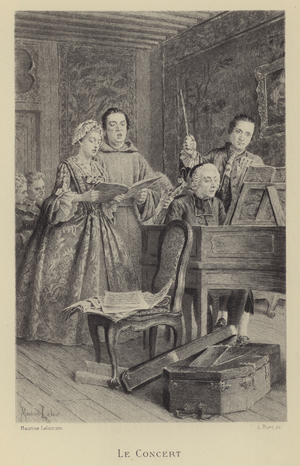 The concert (gravure)