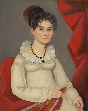 Portrait of Catharine Couenhoven Clark, c.1819-20 (oil on canvas)
