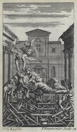 Illustration for John Dryden's translation of Virgil's Aeneid (engraving)