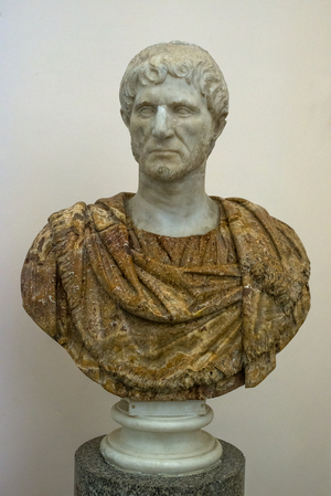 Roman art: Farnese Collection - Lucius Junius Brutus - Archaeological National museum - MANN, Naples, Italy