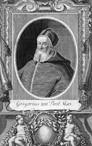 Pope Gregory XIII (engraving)