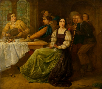 'The Taming of the Shrew' (oil on canvas)