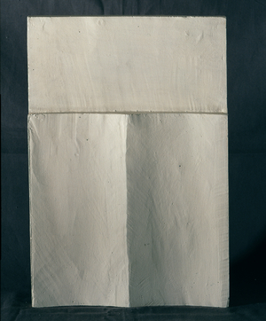 Cycladic Book, 1957 (plaster)