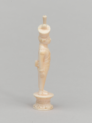 White pawn, chess piece, India, 1820 circa (ivory)
