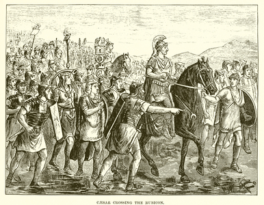 Caesar crossing the Rubicon (engraving)