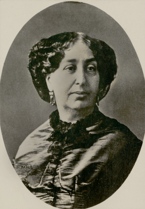 Portrait de l ecrivain George Sand  (photo)