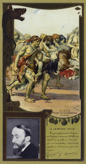 Fernand Cormon, French painter (chromolitho)