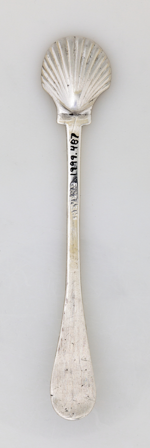 Mustard or Salt Spoon, 1781 (silver)