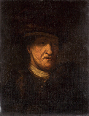 Head of a Man, c.1825 (oil on canvas)